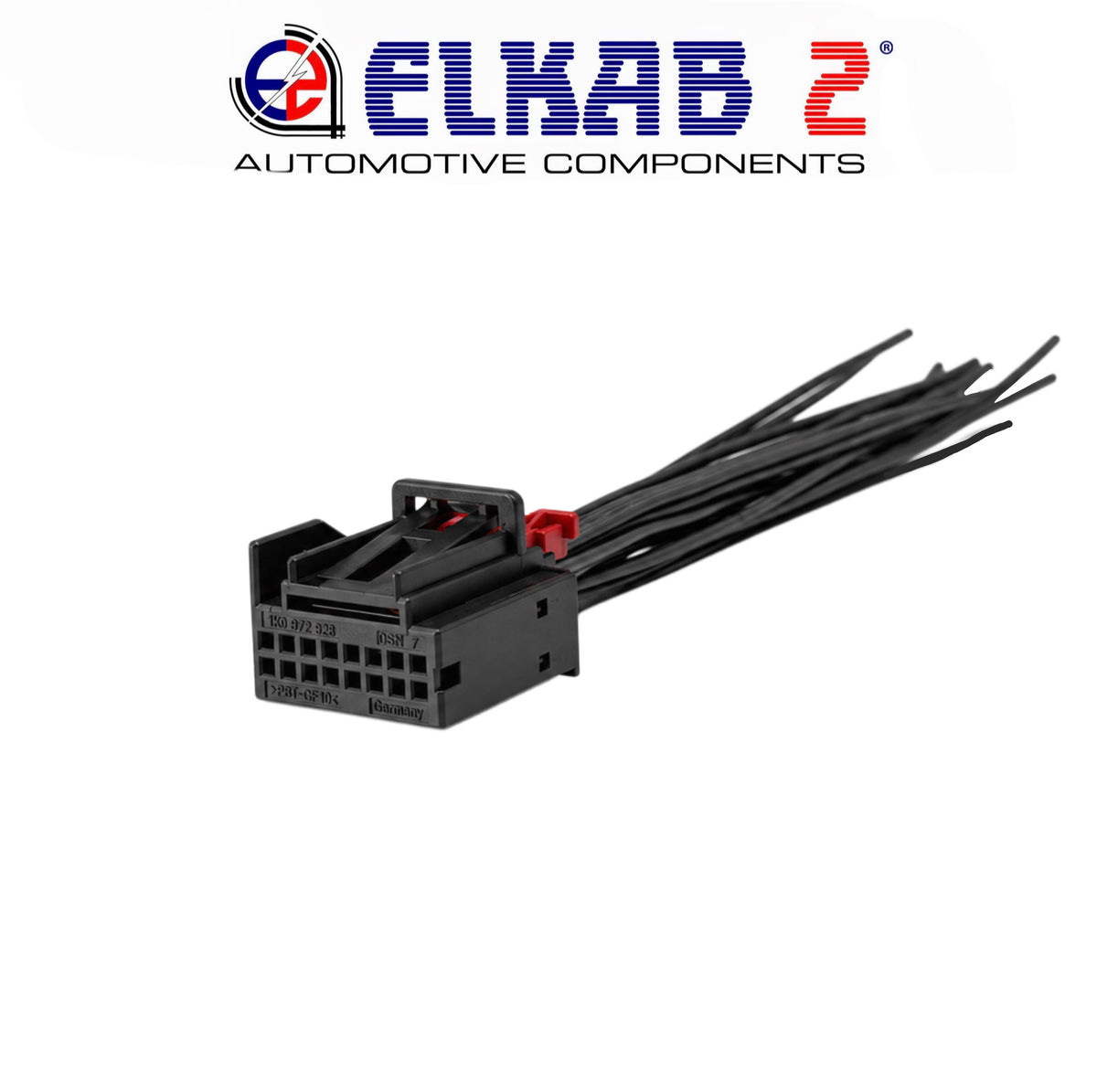 Connettore Cablato 16 Contatti Audi, Volkswagen, Seat, Skoda, Porsche, Lamborghini, Bentley per Specchio Esterno e Pannello Condizionamento Clima OEM 1K0 972 928 ORIGINALE