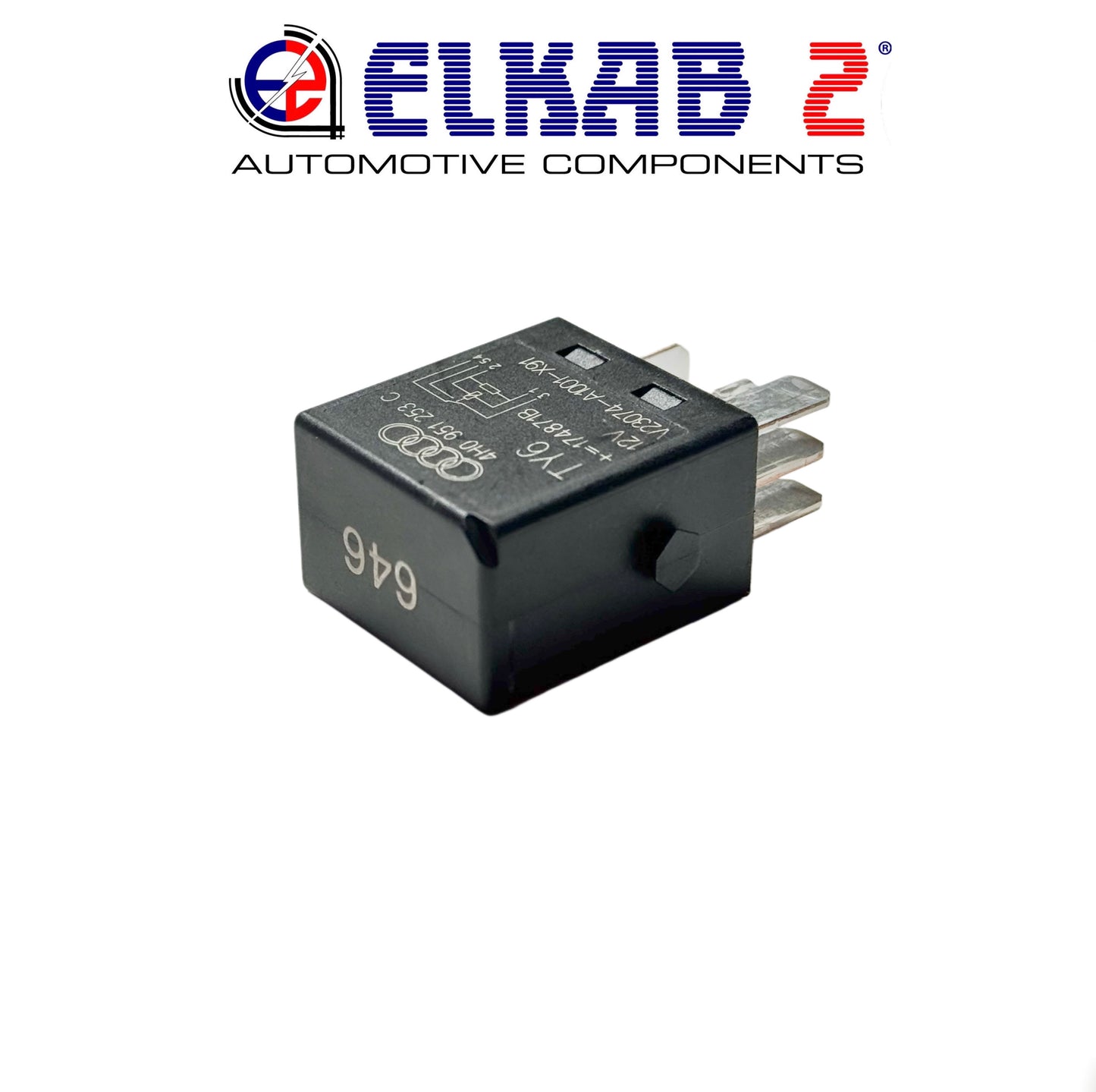 Relay 646 12V, 4H0 951 253 C Audi, VW Seat Skoda, TE, V23074-A1001-X91 ORIGINAL Passat, Polo, Golf, RS, A6, Q5, Q3 Arona, Ibiza Octavia ORIGINAL