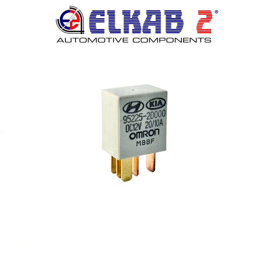 12V 10/20A Relay Hyundai Kia Omron 95225-2D000 Starter Air Conditioner Kona, i10, Ioniq, Tucson Bayon, Picanto, Niro, Sportage ORIGINAL