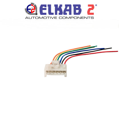 6 Pin Connector Rear Headlights Wiring Plug Lights Fiat, Alfa, Lancia OEM 405116 OEM 51277277 Punto, Panda, Ypsilon, 156, 159