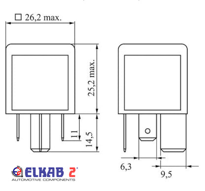 Relè Automobile 12v 70a 4 Contatti, Multifunzione BITRON per Iveco Daily, Fiat, Alfa, Lancia, ORIGINALE.