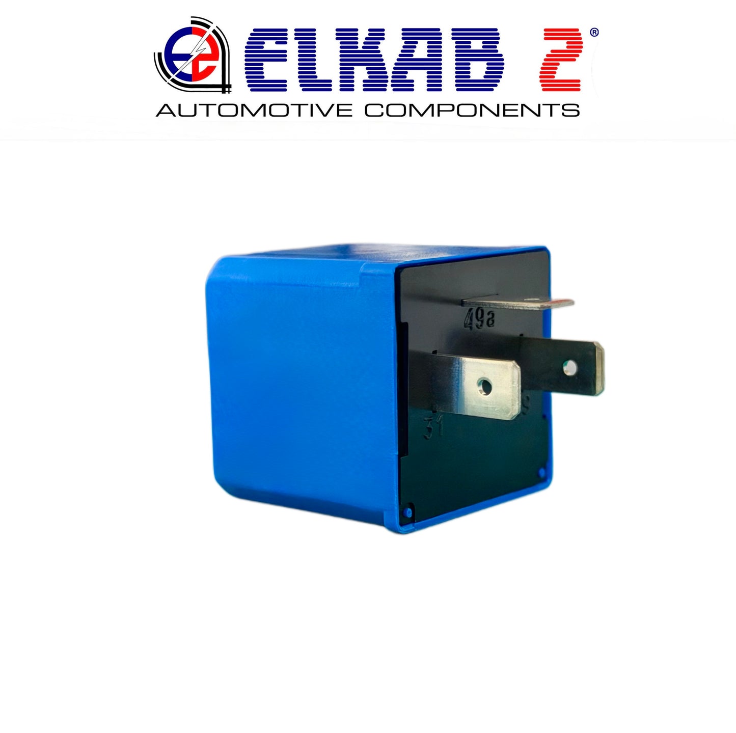 Flasher Relay 12V 42W 92W OEM7573490 Blue Lancia, Fiat, Alfa Romeo, Bianchi Cars ORIGINAL Panda, Punto, 500, Seicento, Y10, 147, 149, Ypsilon, Renault, Peugeot.