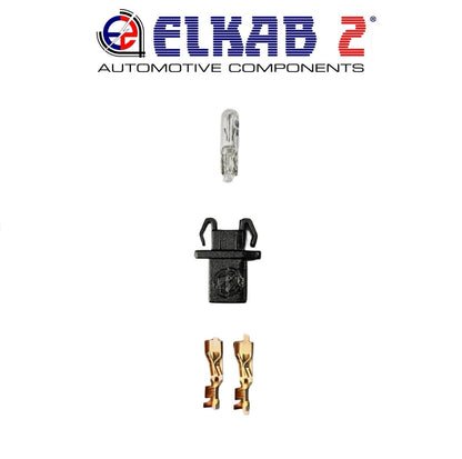 5 T5 Light Bulbs with Bulb Holder Dashboard Indicator Lights Fiat Alfa, Lancia Punto, Panda, Ypsilon, 600, 500, Giulietta ORIGINAL