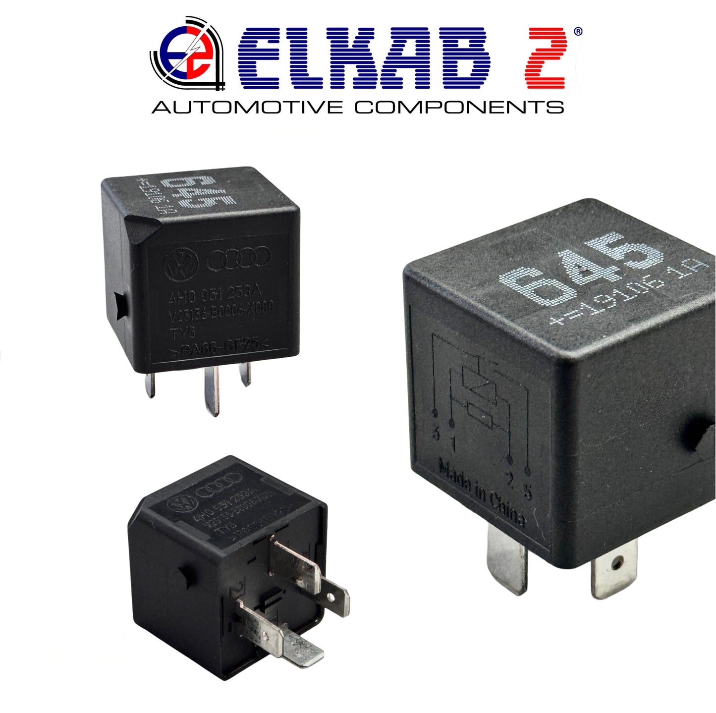 Relay 645 12V, Audi VW Seat Skoda, Multipurpose Control Module 4H0951253A Passat, Polo, Golf, RS, A6, Q5, Q3 Arona, Ibiza Octavia GENUINE