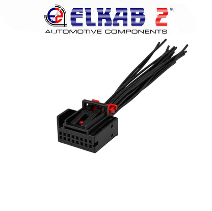 Connettore Cablato 16 Contatti Audi, Volkswagen, Seat, Skoda, Porsche, Lamborghini, Bentley per Specchio Esterno e Pannello Condizionamento Clima OEM 1K0 972 928 ORIGINALE