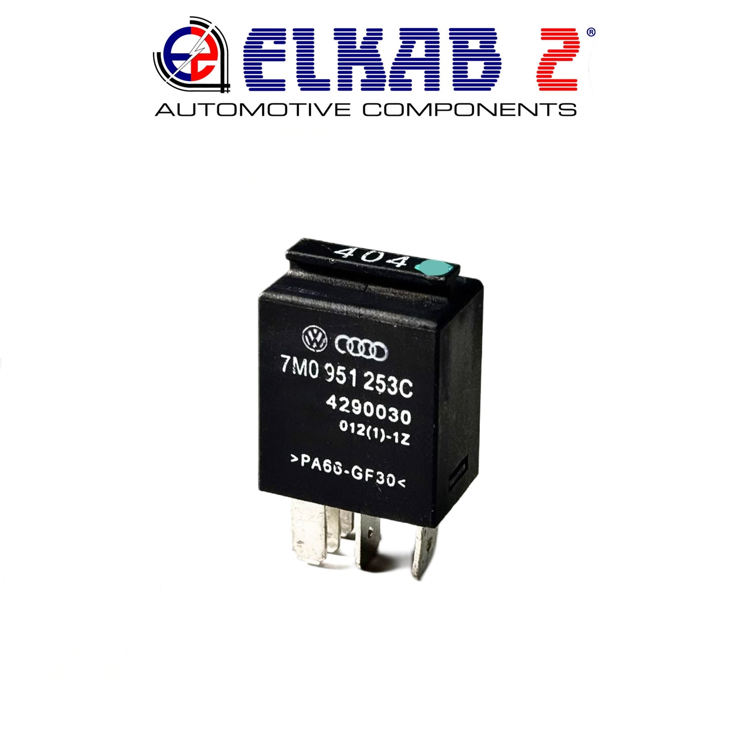 Relay 404 12V, 7M0 951 253 C Audi, VW Seat Skoda, C23374-A1001-X007 ORIGINAL