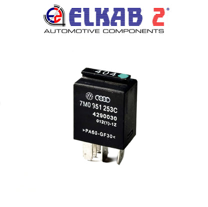 Relay 404 12V, 7M0 951 253 C Audi, VW Seat Skoda, C23374-A1001-X007 ORIGINAL