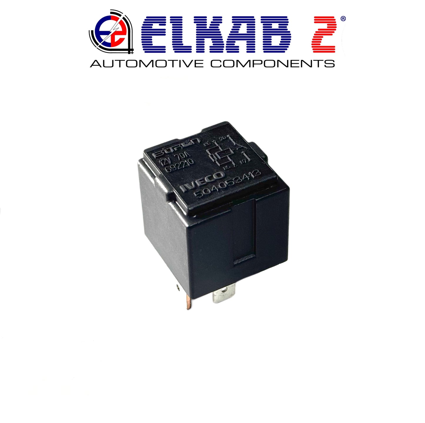 IVECO Relay 12v 70a 4 Pin, Multifunction BITRON Iveco Daily, 504053413 ORIGINAL.
