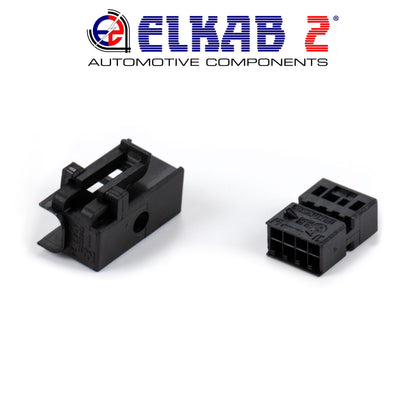 10 Cable Connectors, TE Wiring, TYCO 8-Way MQS 1745000-3 Black ORIGINAL