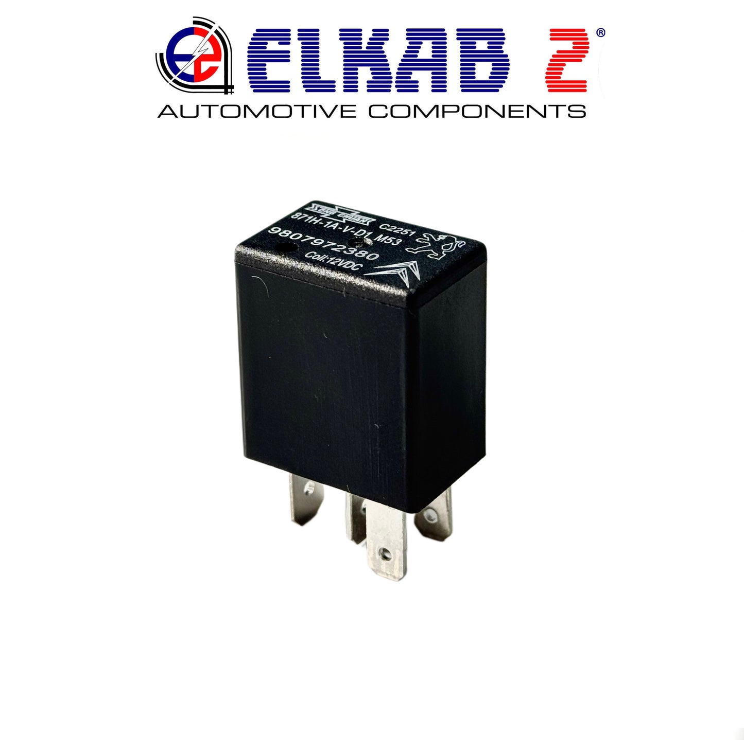 Relè PEUGEOT, CITRÖEN 12v 30A 4 Contatti per C3, C4, Berlingo, Clio, Captur OEM 871H-1A-V-D1 M53 ORIGINALE