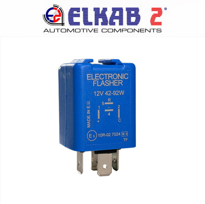 Relè Intermittenza 12V 42W 92W per Frecce, Fiat, Alfa Romeo, Renault, Peugeot Lampeggio Indicatori di Direzione