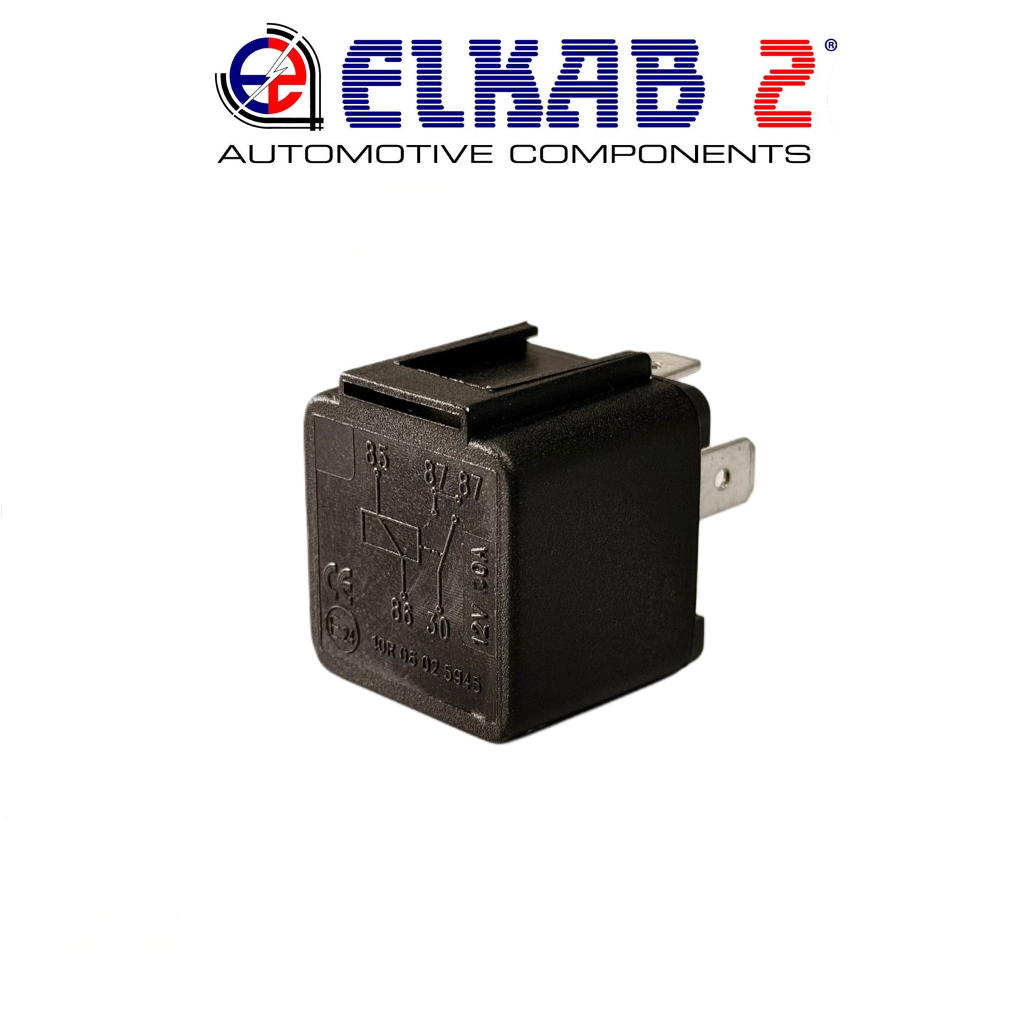 12V 40A 5-Pin Relay with Resistor and Parallel Diode for Car Motorcycle Camper Tractor Lights Control Unit.