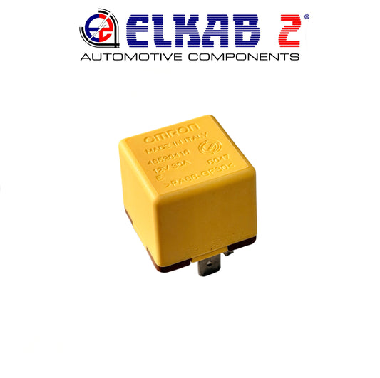 FIAT, ALFA, LANCIA 12V 30A OMRON Yellow Relay OEM 46620416 Ypsilon, Giulietta, Punto, Tipo, ORIGINAL.