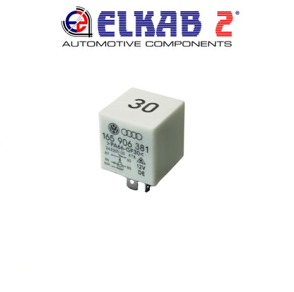 Relay 12V 30 Fuel Pump Control Unit, VW Audi Seat Skoda 165906381 Passat, Polo, Golf, A4, A6, Q5, Q3 Arona, Ibiza Octavia ORIGINAL