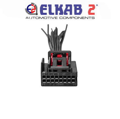 Connettore Cablato 16 Contatti Audi, Volkswagen, Seat, Skoda, Porsche, Lamborghini, Bentley per Specchio Esterno e Pannello Condizionamento Clima OEM 1K0 972 928 ORIGINALE