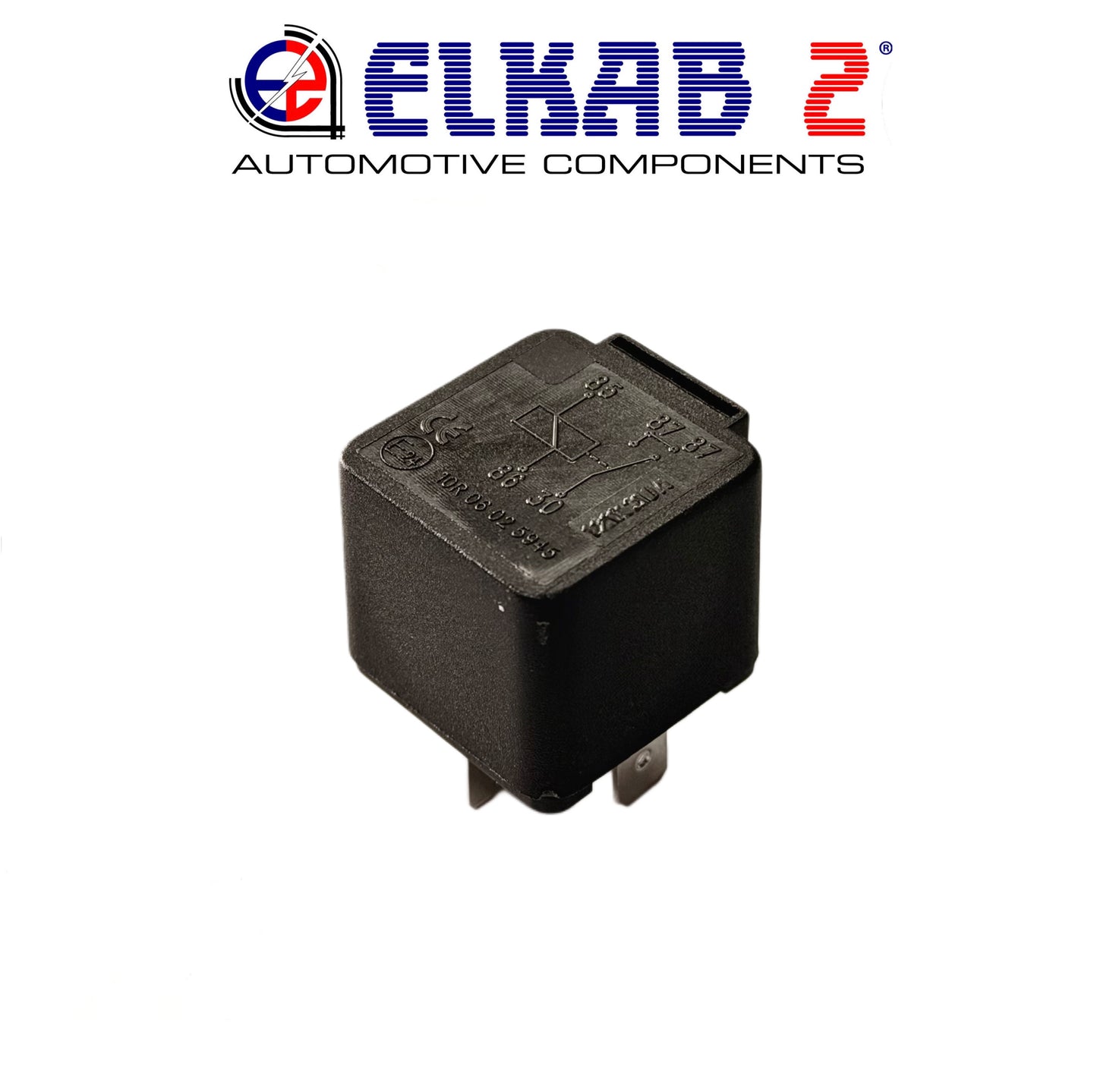 12V 40A 5-Pin Relay with Resistor and Parallel Diode for Car Motorcycle Camper Tractor Lights Control Unit.