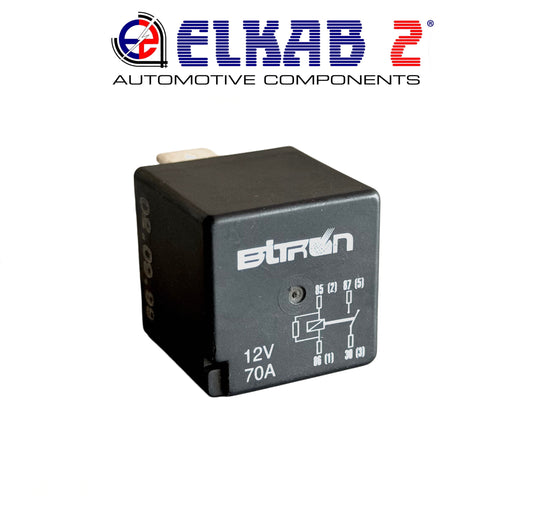 Automotive Relay 12v 70a 4 Pin, BITRON Multifunction for Iveco Daily, Fiat, Alfa, Lancia, ORIGINAL.