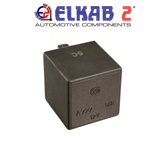 Gray Delay Relay 12V 5 Pins 82459160 Fiat, Lancia, Alfa A727 For Air Conditioning Type Tempra Dedra