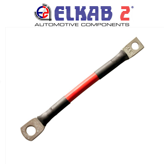Positive Battery Cable with Eyelet Terminal for Battery to Fuse Connection, for Car Inverters, Motorcycles, RVs.