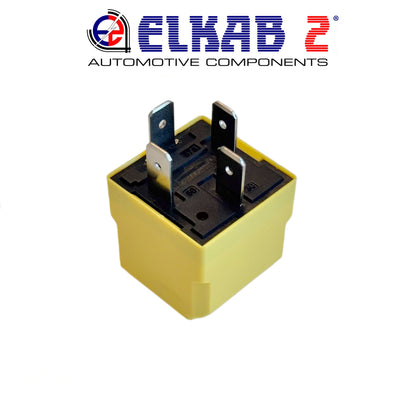 Relè 12V Mercedes Hella A0025421419 Giallo 4Pin A/C Ventola Aria Pompa ORIGINALE