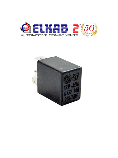 RELÈ RELAIS ORIGINALE 7676504 FIAT, ALFA, LANCIA, 12V 20A Punto, MiTo, Ypsilon, Panda, 147, 156, Ducato, 500, Bravo ORIGINALE
