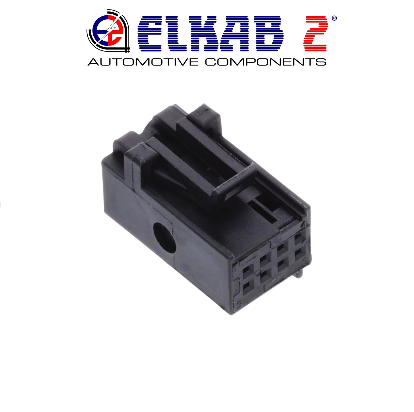 10 Cable Connectors, TE Wiring, TYCO 8-Way MQS 1745000-3 Black ORIGINAL