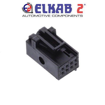 10 Cable Connectors, TE Wiring, TYCO 8-Way MQS 1745000-3 Black ORIGINAL