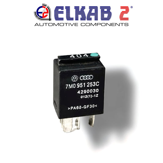 Relay 404 12V, 7M0 951 253 C Audi, VW Seat Skoda, C23374-A1001-X007 ORIGINAL