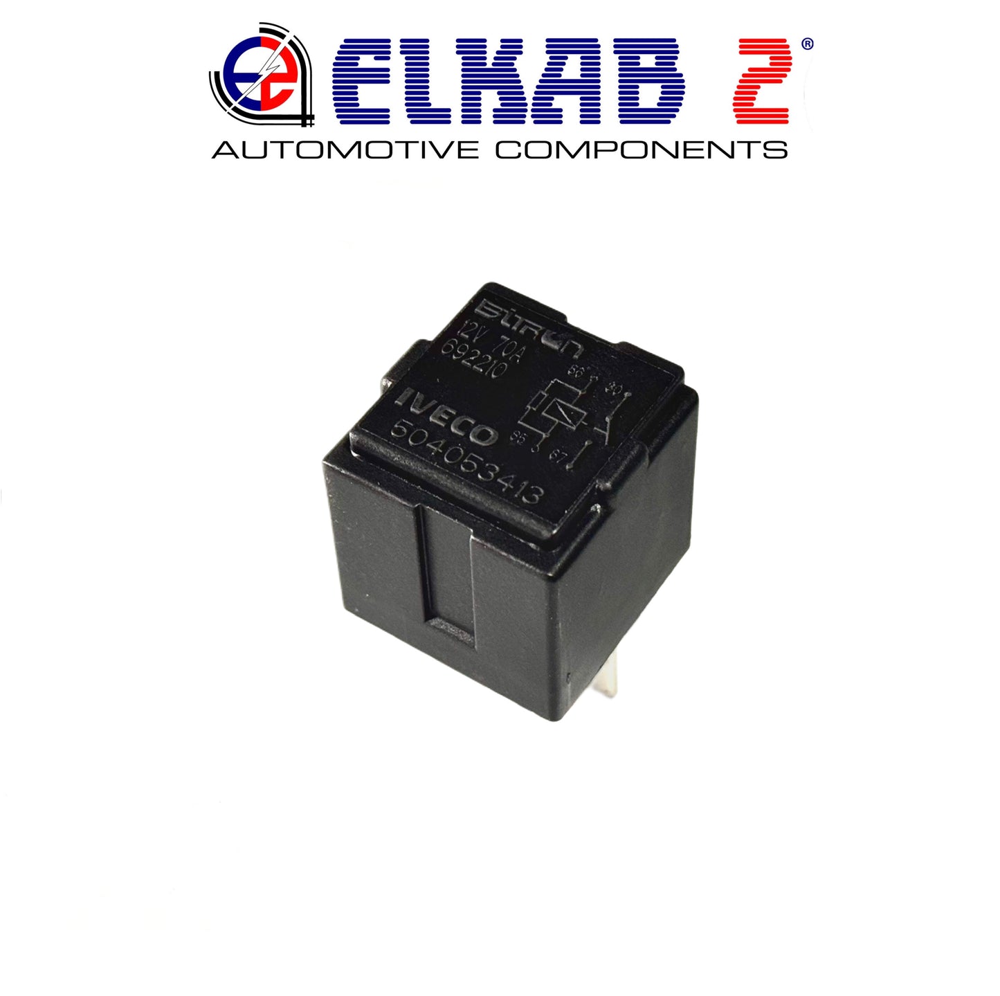 IVECO Relay 12v 70a 4 Pin, Multifunction BITRON Iveco Daily, 504053413 ORIGINAL.