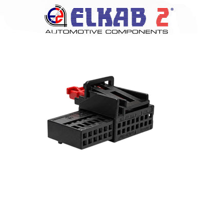 1 KIT Connettore 16 Contatti Audi, Volkswagen, Seat, Skoda, Porsche, Lamborghini, Bentley per Specchio Esterno e Pannello Condizionamento Clima OEM 1K0 972 928 ORIGINALE