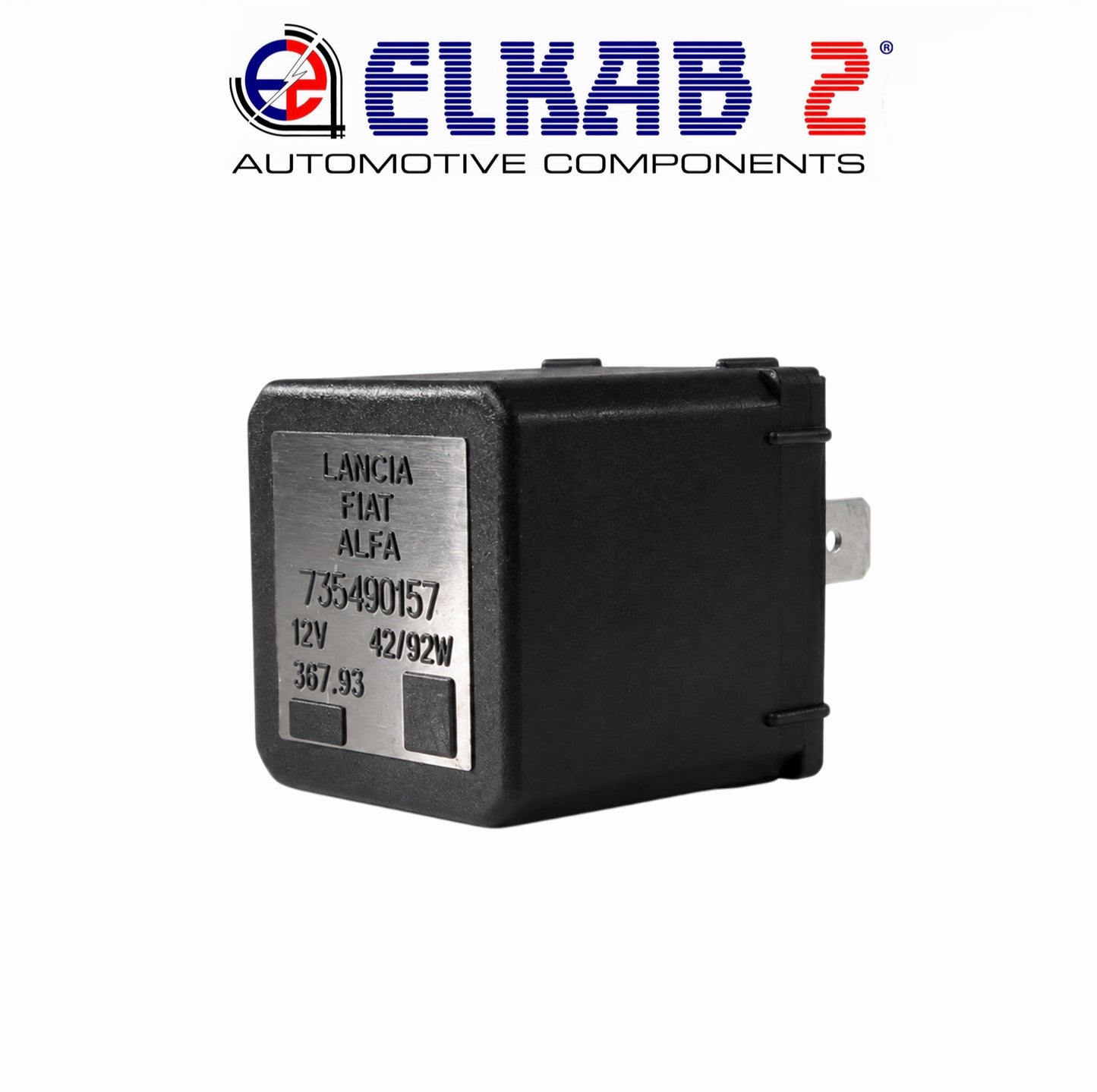 Relè Intermittenza Frecce 12V 42W 92W OEM 735490157 Nero Lancia, Fiat, Alfa Romeo, Auto Bianchi ORIGINALE