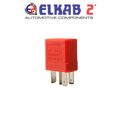 RELÈ RELAY MOPAR 12V 30A JEEP ALFA FIAT, Giulia, Giulietta, Stelvio, Ducato, 500X, 600, Panda, Avenger, RAM, ORIGINALE OE 702500.