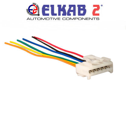 6 Pin Connector Rear Headlights Wiring Plug Lights Fiat, Alfa, Lancia OEM 405116 OEM 51277277 Punto, Panda, Ypsilon, 156, 159