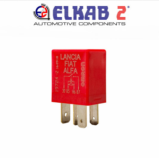 FIAT ALFA LANCIA, JEEP RELAY, 1/11299/85 Ducato, Giulia, 500, 12V 30A 12722-2 OMRON ORIGINAL
