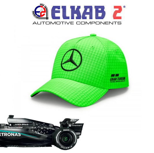 Mercedes-AMG Petronas Formula 1 Lewis Hamilton George Russell Team Cap Green Black White